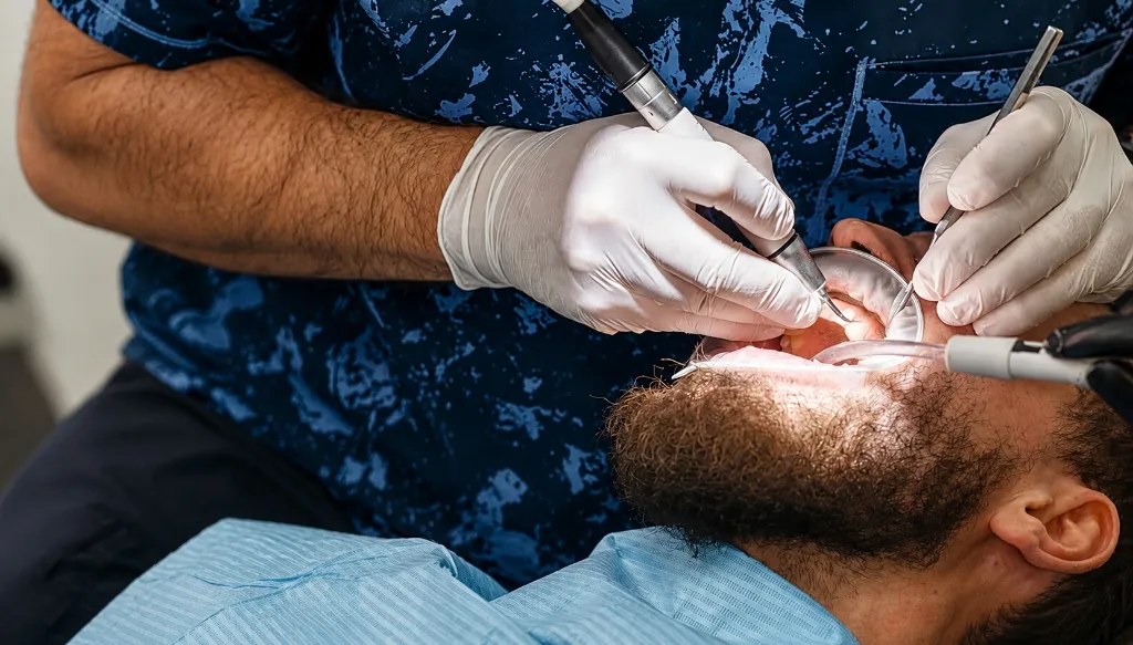 Laser-assisted gum treatment at Dr Batra's Dental Hub, South Bopal, Ahmedabad