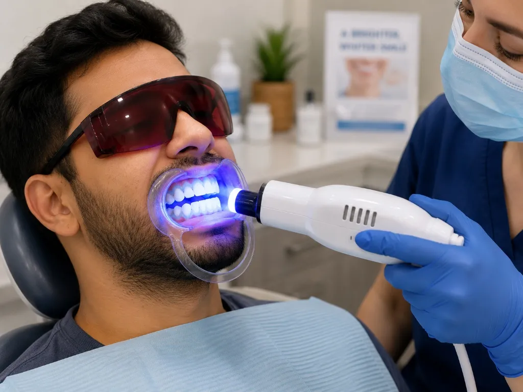 Laser Teeth Whitening at Dr Batra's Dental Hub