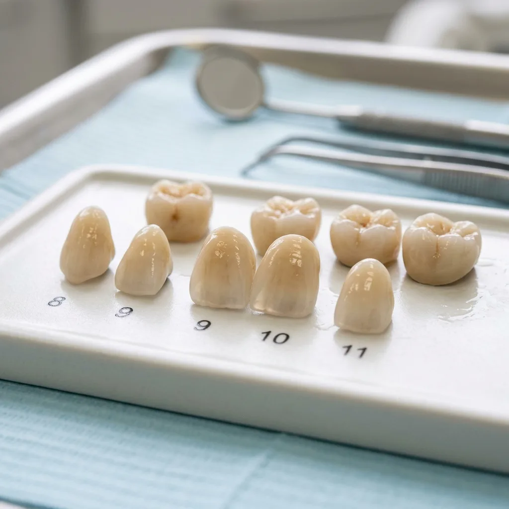 Zirconia crown fitted after root canal treatment at Dr Batra's Dental Hub, South Bopal